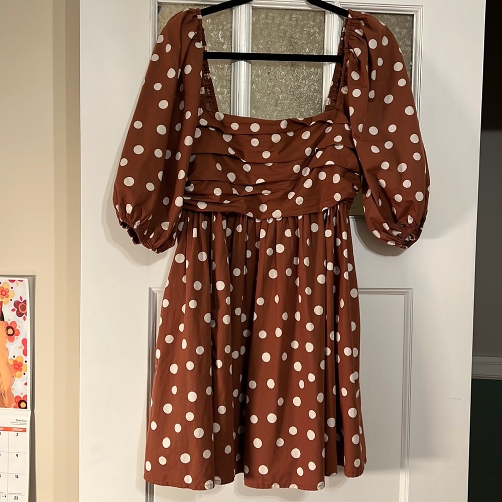 Abercrombie & Fitch Puff Sleeve Mini Dress